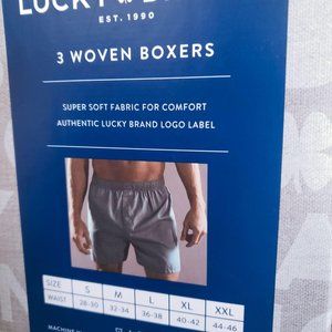 3-Woven Men Boxers, LUCKY BRAND